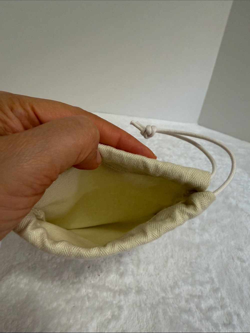 Loewe Cream Drawstring Pouch - Picture 3 of 4